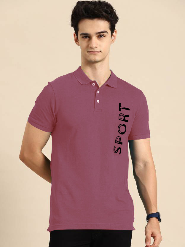 Men's Classic Polo Neck Short Sleeve T-Shirt - Premium Cotton Casual Wear