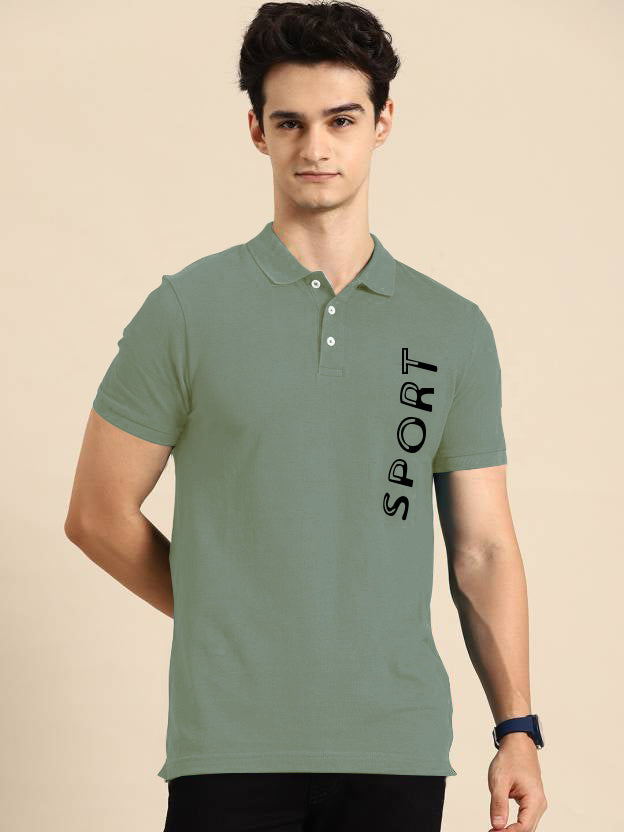 Men's Classic Polo Neck Short Sleeve T-Shirt - Premium Cotton Casual Wear