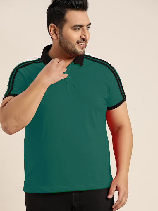 Men's Polo Neck Short Sleeve T-Shirt - Classic Fit with Modern Style