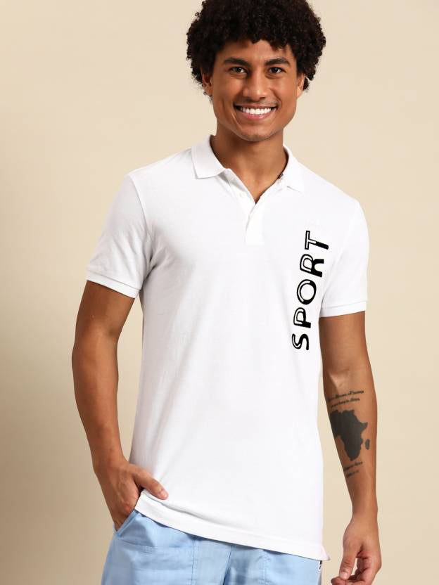 Men's Classic Polo Neck Short Sleeve T-Shirt - Premium Cotton Casual Wear